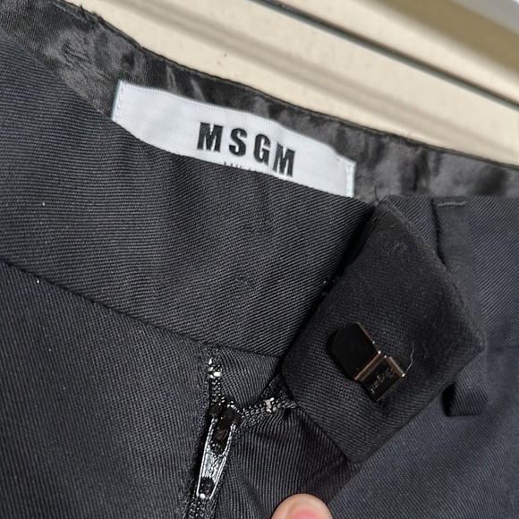 MSGM Men’s Pants Slacks Black Size 40 - Picture 9 of 16